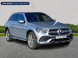 Silver Used 2022 Mercedes GLC300 AMG Line Premium Plus Estate | £35,999 (A bit pricey)
