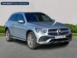 Silver Used 2022 Mercedes GLC300 AMG Line Premium Plus Estate | £38,899 (Expensive)
