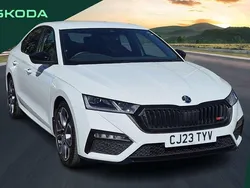 White Used 2023 Skoda Octavia vRS Hatchback | £24,949 (A bit pricey)
