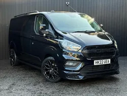 Black Used 2022 Ford Transit Custom Limited Van | £20,990 (Expensive)