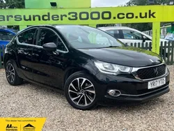 Black Used 2017 DS Automobiles DS4 Elegance Hatchback | £5,975 (Good price)
