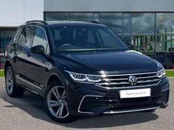 Deep black Used 2023 VW Tiguan R-line Edition SUV | £28,933 (Fair price)
