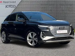 Black Used 2021 Audi Q4 e-tron S-Line SUV | £21,268 (Fair price)
