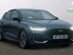 Blue Used 2022 Ford Focus ST-Line Hatchback | £14,699 (A bit pricey)