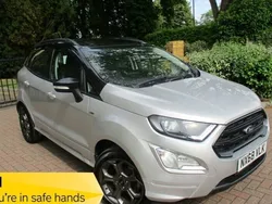Metallic silver black Used 2018 Ford Ecosport ST-Line SUV | £9,790 (Good price)