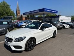 White Used 2017 Mercedes C220 AMG Line Premium Coupe | £11,999 (A bit pricey)