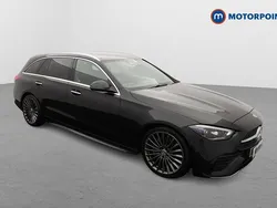 Black Used 2022 Mercedes C200 AMG Line Premium Estate | £24,799 (Expensive)