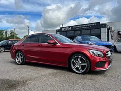 Red Used 2015 Mercedes C200 AMG Line Premium Sedan | £12,999 (Expensive)
