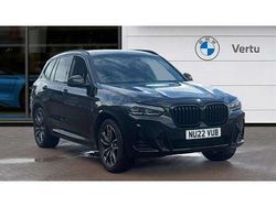 Black Used 2022 BMW X3 M Sport SUV | £29,514 (Fair price)