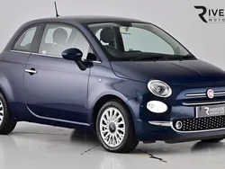 Midnight indigo blue Used 2018 Fiat 500 Lounge Hatchback | £6,895 (Fair price)