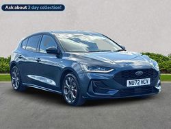 Blue Used 2023 Ford Focus ST-Line Hatchback | £16,192 (Fair price)