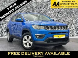Blue Used 2021 Jeep Compass Longitude SUV | £12,195 (Fair price)
