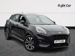 Black Used 2024 Ford Puma ST-Line SUV | £15,499 (Fair price)