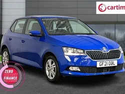 Blue Used 2021 Skoda Fabia SE Hatchback | £10,399 (Good price)