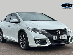 White Used 2015 Honda Civic SR Hatchback | £10,795 (Fair price)