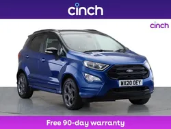 Blue Used 2020 Ford Ecosport ST-Line SUV | £10,659 (Fair price)