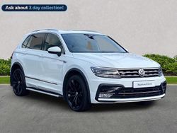 White Used 2017 VW Tiguan R-line SUV | £17,387 (Fair price)
