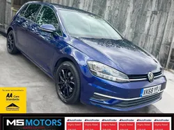 Blue Used 2018 VW Golf VII SE Hatchback | £10,990 (Good price)