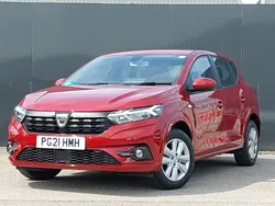 Red Used 2021 Dacia Sandero Comfort Hatchback | £11,298 (Fair price)