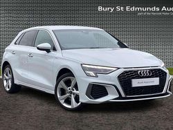 White Used 2024 Audi A3 e-tron S-Line Hatchback | £25,075 (Fair price)