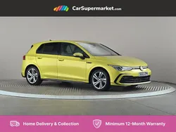 Yellow Used 2022 VW Golf VIII R-line Hatchback | £22,697 (A bit pricey)