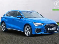 Blue Used 2020 Audi A3 e-tron S-Line Hatchback | £20,199 (Fair price)