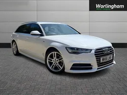 White Used 2016 Audi A6 S-Line Estate | £13,495 (Fair price)