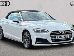 White Used 2018 Audi A5 Cabriolet S-Line Cabriolet | £17,334 (Fair price)