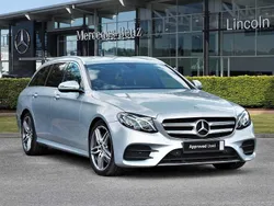 Silver Used 2018 Mercedes E220 AMG line Estate | £18,999 (Fair price)