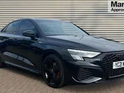 Black Used 2021 Audi A3 S-Line Sedan | £18,450 (Fair price)