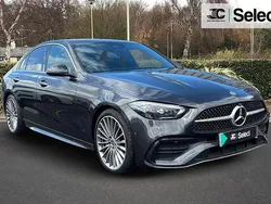 Grey Used 2022 Mercedes C220 AMG Line Premium Sedan | £31,300 (Fair price)