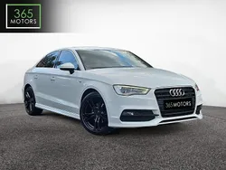 White Used 2015 Audi A3 S-Line Sedan | £9,990 (Fair price)