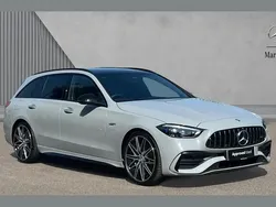 Grey Used 2025 Mercedes C43 AMG Premium Plus Estate | £58,980 (Expensive)