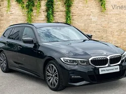 Black Used 2021 BMW 320 M Sport Estate | £21,240 (Fair price)