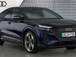 Blue Used 2024 Audi Q4 e-tron Black Edition SUV | £36,072 (Good price)