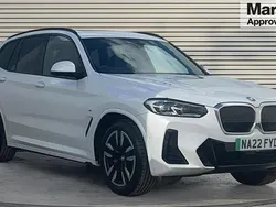 White Used 2022 BMW iX3 M Sport SUV | £25,446 (Fair price)