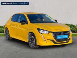 Yellow Used 2022 Peugeot 208 Allure Premium Hatchback | £11,998 (Fair price)