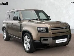 Metallic gondwana stone Used 2021 Land Rover Defender Dynamic SUV | £52,231 (Good price)