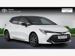 White/black Used 2023 Toyota Corolla Sport Hatchback | £22,565 (Fair price)