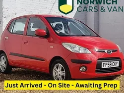 Red Used 2009 Hyundai i10 Comfort Hatchback | £4,495 (Fair price)