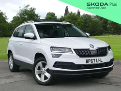 White Used 2018 Skoda Karoq SUV | £19,295 (Fair price)