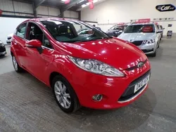 Red Used 2010 Ford Fiesta Zetec Hatchback | £3,485 (Fair price)