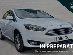White Used 2016 Ford Focus Titanium Hatchback | £6,173 (Fair price)