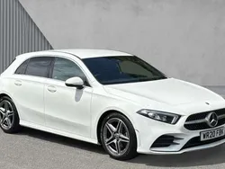White Used 2020 Mercedes A200 AMG line Hatchback | £18,527 (Fair price)