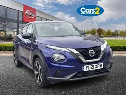 Blue Used 2021 Nissan Juke Tekna SUV | £14,890 (Fair price)