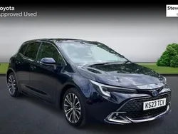 Blue Used 2023 Toyota Corolla Design Hatchback | £20,474 (A bit pricey)