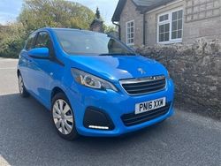 Blue Used 2016 Peugeot 108 Active Hatchback | £4,795 (Fair price)