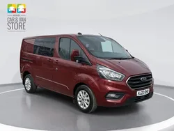 Red Used 2022 Ford Transit Custom Limited Van | £19,999 (Fair price)