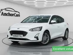 White Used 2018 Ford Focus Titanium X Hatchback | £10,808 (Fair price)