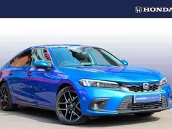 Premium blue Used 2022 Honda Civic Advance Hatchback | £26,000 (A bit pricey)